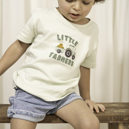 Little Dutch Baby Shirt Korte Mouwen Farm Green - Little Dutch - Babywinkel - 8720847025609