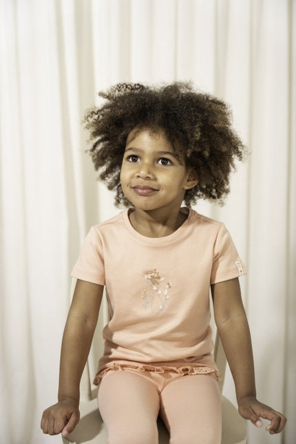 Little Dutch Baby Shirt Korte Mouwen Flower Pink - Little Dutch - Babywinkel - 8720847027214