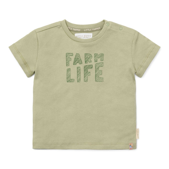 Little Dutch Baby Shirt Korte Mouwen Green - Little Dutch - Babywinkel - 8720986876469