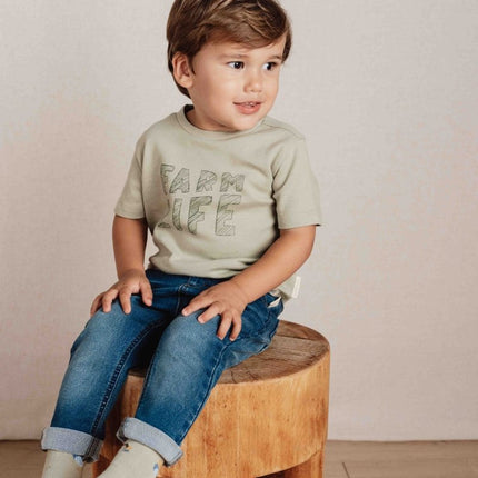 Little Dutch Baby Shirt Korte Mouwen Green - Little Dutch - Babywinkel - 8720986876469