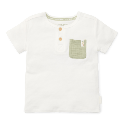 Little Dutch Baby Shirt Korte Mouwen Off White Farm Life - Little Dutch - Babywinkel - 8720847025548