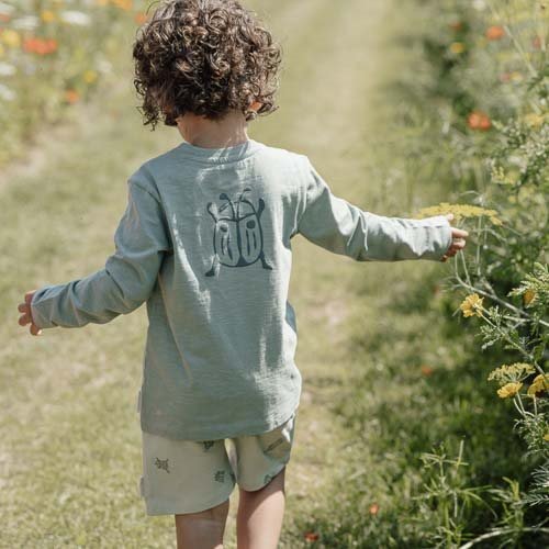 Little Dutch Baby Shirt Lange Mouw Forest Green - Babywinkel - 8721122576137