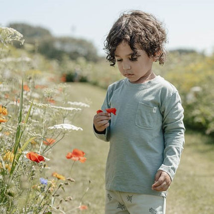 Little Dutch Baby Shirt Lange Mouw Forest Green - Babywinkel - 8721122576137