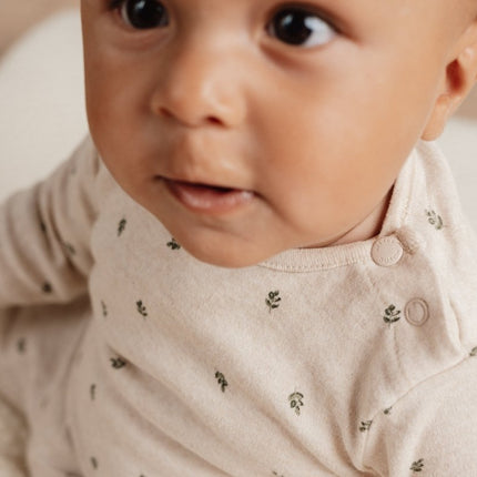 Little Dutch Baby Shirt Lange Mouw Green Leaves - Little Dutch - Babywinkel - 8720986873710