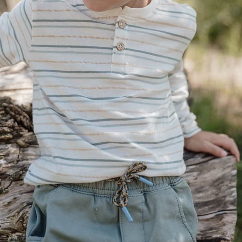 Little Dutch Baby Shirt Lange Mouw Multi Stripe - Babywinkel - 8721122576076