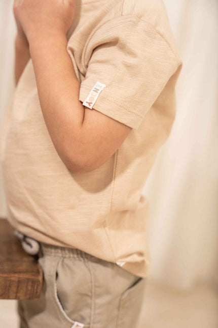 Little Dutch Baby Shirt Lange Mouwen Beige - Little Dutch - Babywinkel - 8720847025364