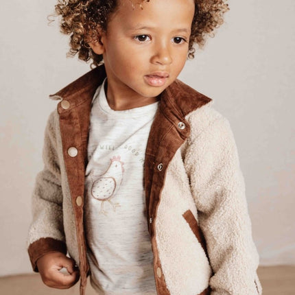 Little Dutch Baby Shirt Lange Mouwen Off White - Little Dutch - Babywinkel - 8720986876407