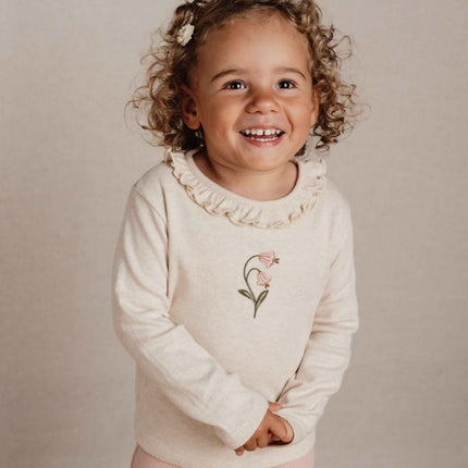 Little Dutch Baby Shirt Lange Mouwen Sand - Little Dutch - Babywinkel - 8720986874618