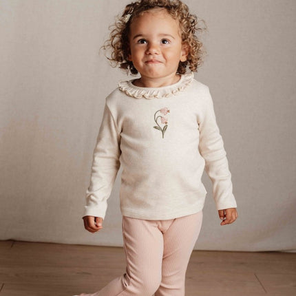 Little Dutch Baby Shirt Lange Mouwen Sand - Little Dutch - Babywinkel - 8720986874618