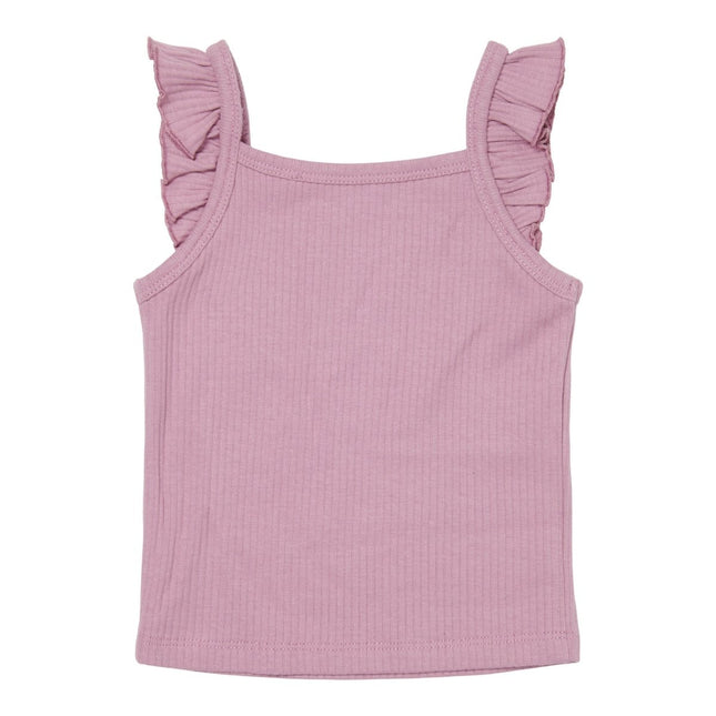 Little Dutch Baby Shirt Met Ruffels Mauve - Little Dutch - Babywinkel - 8720629659589
