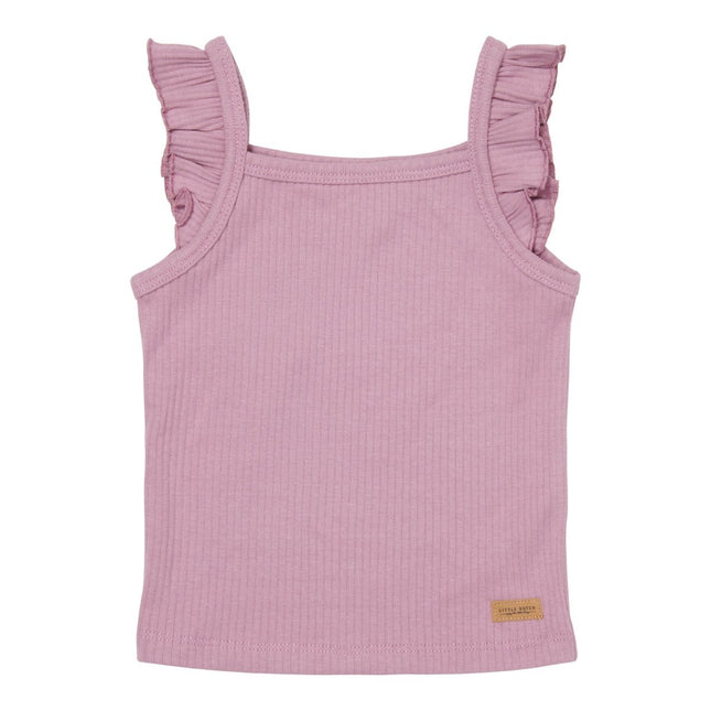 Little Dutch Baby Shirt Met Ruffels Mauve - Little Dutch - Babywinkel - 8720629659589