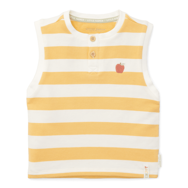 Little Dutch Baby Shirt Sunny Yellow Stripes - Little Dutch - Babywinkel - 8720847025845