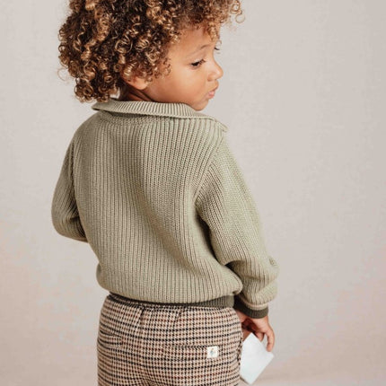 Little Dutch Baby Trui Gebreid Green - Little Dutch - Babywinkel - 8720986877060