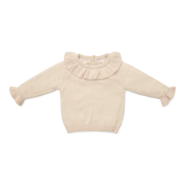 Little Dutch Baby Trui Gebreid Sand - Little Dutch - Babywinkel - 8720986875158