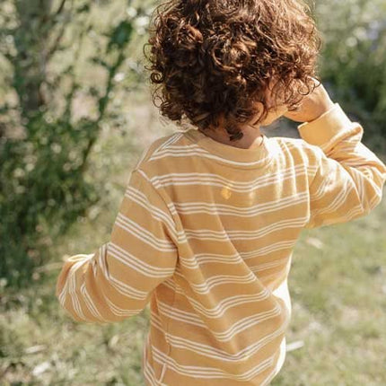 Little Dutch Baby Trui Yellow Stripe - Babywinkel - 8721122576373