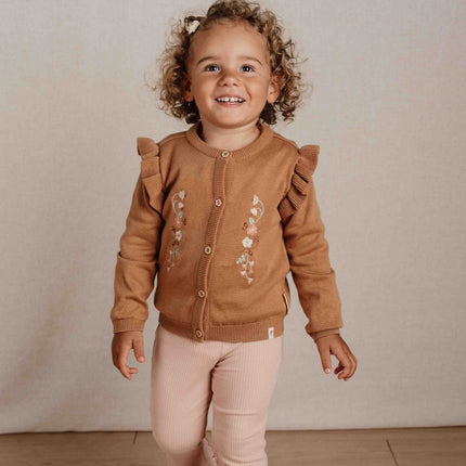 Little Dutch Baby Vestje Gebreid Brown - Little Dutch - Babywinkel - 8720986875271