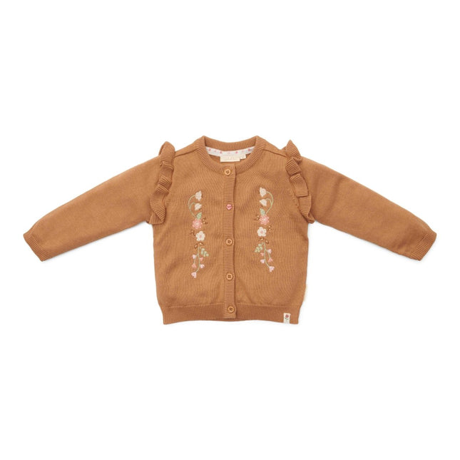 Little Dutch Baby Vestje Gebreid Brown - Little Dutch - Babywinkel - 8720986875271