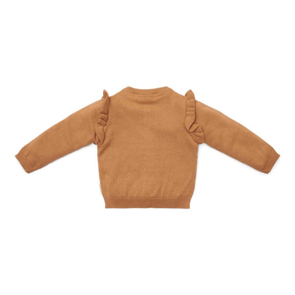 Little Dutch Baby Vestje Gebreid Brown - Little Dutch - Babywinkel - 8720986875271
