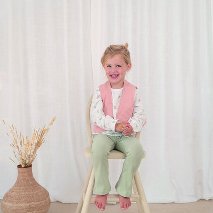 Little Dutch Baby Vestje Mousseline Flower Pink - Little Dutch - Babywinkel - 8720847026767