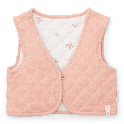 Little Dutch Baby Vestje Mousseline Flower Pink - Little Dutch - Babywinkel - 8720847026767