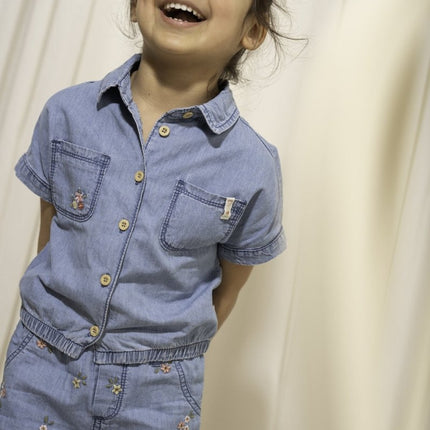 Little Dutch Babyblouse Denim - Little Dutch - Babywinkel - 8720847026521