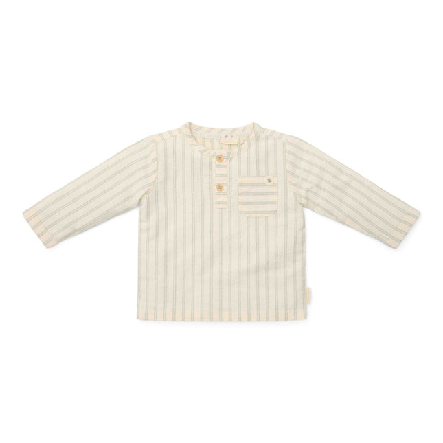 Little Dutch Babyblouse Forest Green Stripe Lange Mouw koop je bij Babywinkel