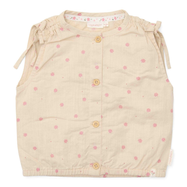 Little Dutch Babyblouse Sand Mouwloos - Babywinkel - 8721122577608