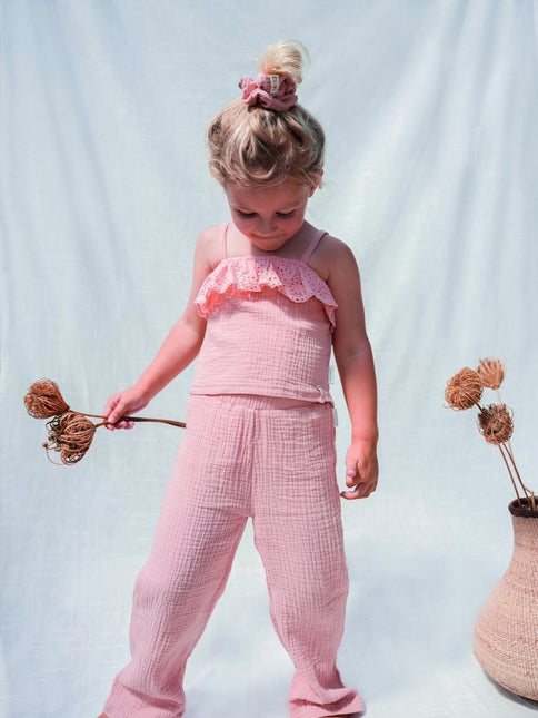 Little Dutch Babyhemdje Mousseline Flower Pink koop je bij Babywinkel
