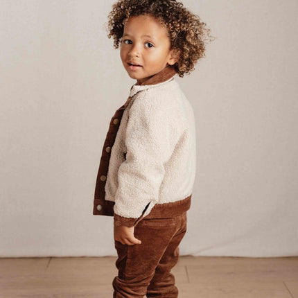 Little Dutch Babyjasje Omkeerbaar Brown/Sand koop je bij Babywinkel