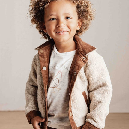 Little Dutch Babyjasje Omkeerbaar Brown/Sand koop je bij Babywinkel