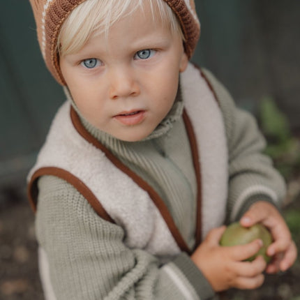 Little Dutch Babymutsje Gebreid Brown - Little Dutch - Babywinkel - 8720986877848