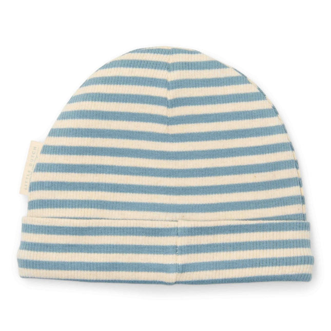Little Dutch Babymutsje Stone Blue Stripe - Babywinkel - 8721122572634