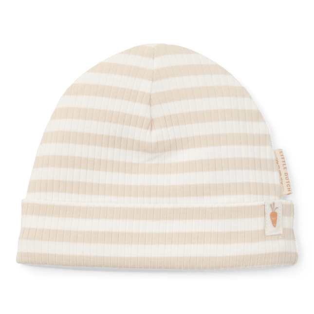 Little Dutch Babymutsje Stripe Sand/White - Little Dutch - Babywinkel - 8720847028525