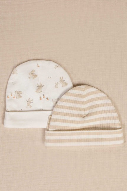 Little Dutch Babymutsje Stripe Sand/White - Little Dutch - Babywinkel - 8720847028525