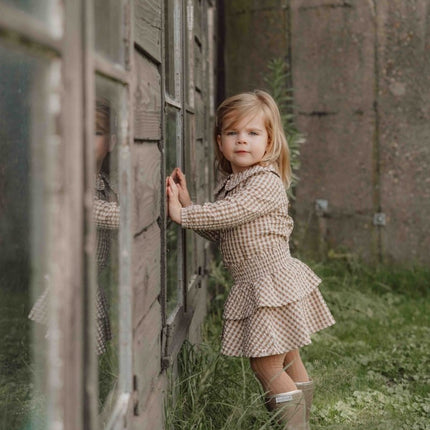 Little Dutch Babyrokje Brown Check - Little Dutch - Babywinkel - 8720986876087