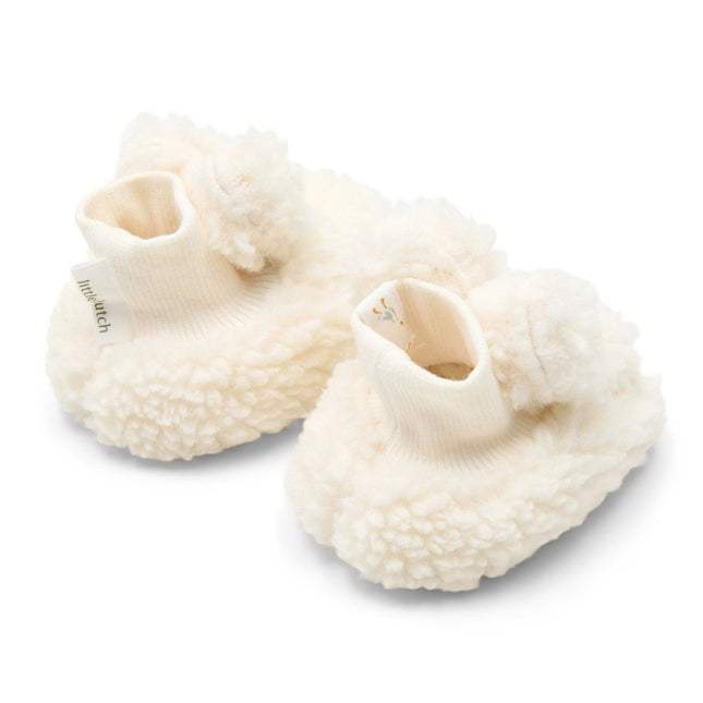 Little Dutch Babyslofjes Teddy Off White - Babywinkel - 8721122583685