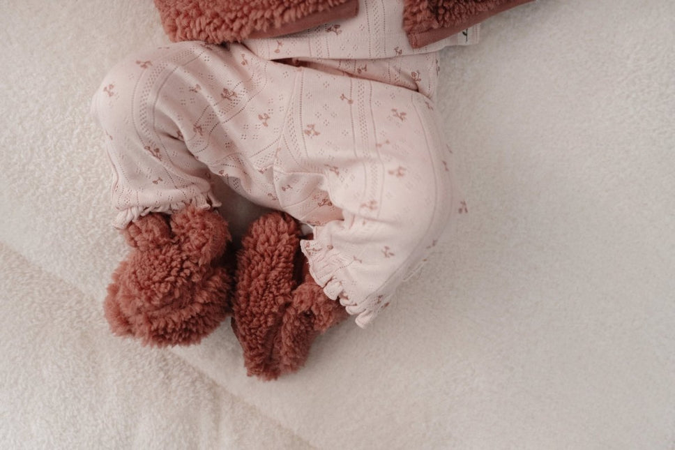 Little Dutch Babyslofjes Teddy Pink Blush - Babywinkel - 8721122583708
