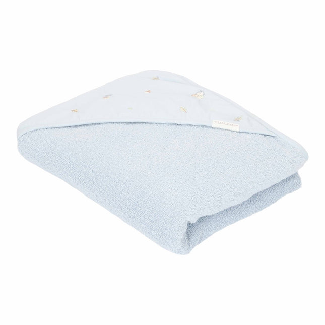 Little Dutch Badcape Baby Blue 100X100Cm - Little Dutch - Babywinkel - 8721122570357