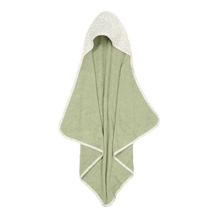 Little Dutch Badcape Baby Blueberry Leaves 100X100Cm - Little Dutch - Babywinkel - 8721122570388