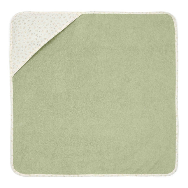 Little Dutch Badcape Baby Blueberry Leaves 75X75Cm - Little Dutch - Babywinkel - 8720986879934