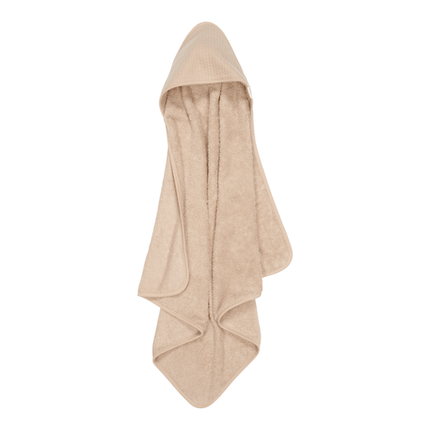 Little Dutch Badcape Baby Pure Beige 75X75cm - Little Dutch - Babywinkel - 8720847023551