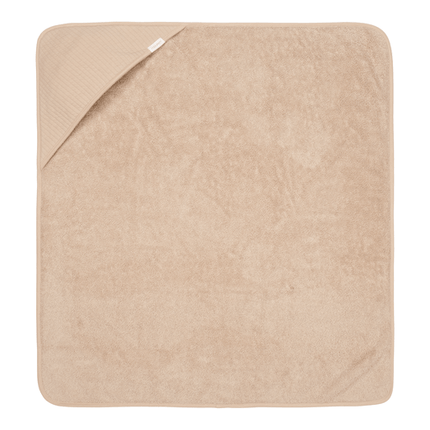 Little Dutch Badcape Baby Pure Beige 75X75cm - Little Dutch - Babywinkel - 8720847023551