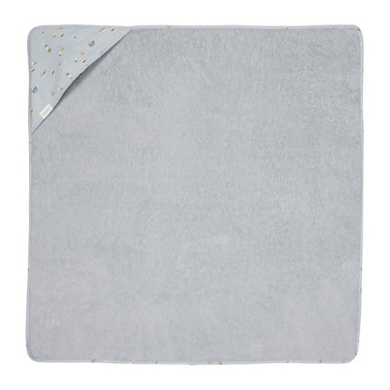 Little Dutch Badcape Baby Sailors Bay Blue 100x100cm - Little Dutch - Babywinkel - 8718734812425