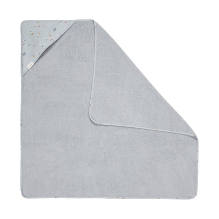 Little Dutch Badcape Baby Sailors Bay Blue 100x100cm - Little Dutch - Babywinkel - 8718734812425