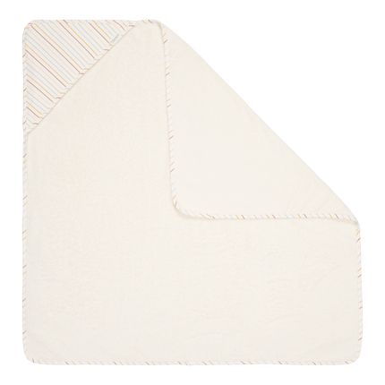 Little Dutch Badcape Baby Vintage Sunny Stripes 100x100cm - Little Dutch - Babywinkel - 8718734812449