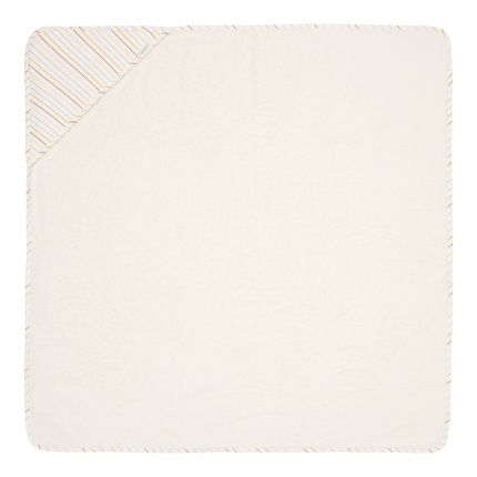 Little Dutch Badcape Baby Vintage Sunny Stripes 100x100cm - Little Dutch - Babywinkel - 8718734812449