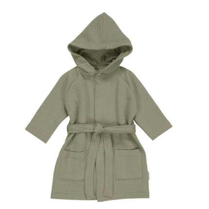 Little Dutch Badjas Baby Pure Olive - Little Dutch - Babywinkel - 8718734812296