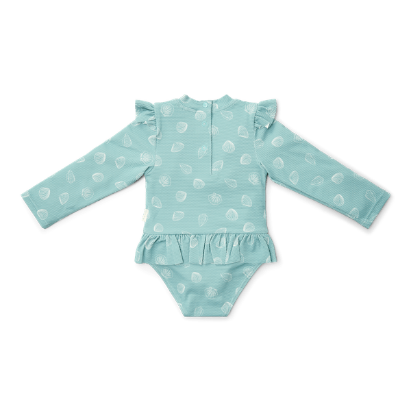 Little Dutch Badpak Kind Ocean Treasures Surf Blue Lange Mouwen - Babywinkel - 8721122574713