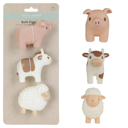 Little Dutch Badspeelgoed Farm Figuren Set 3 Delig koop je bij Babywinkel