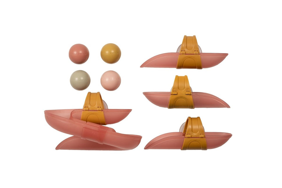 Little Dutch Badspeelgoed Waterbaan Roze 8 Delig koop je bij Babywinkel